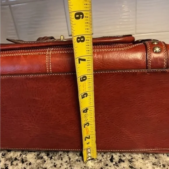 Coach Legacy Hampton Miranda Rare Burgundy Satchel 11085 Turnlock Bag Purse - Picture 4 of 11